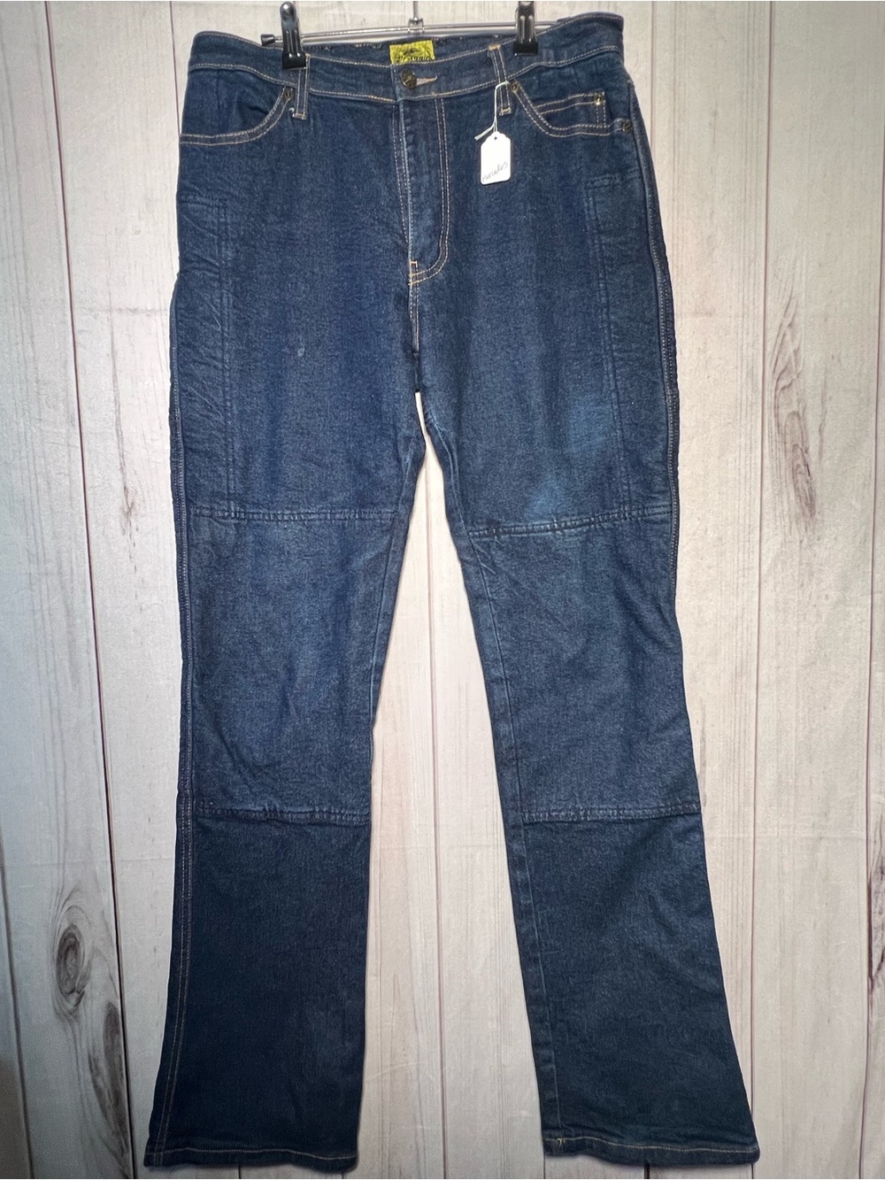 Draggin Jeans Women’s Kevlar Lined Straight Leg Riding Jeans Blue Size 12